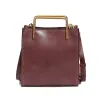 Vintage / Retro Coffee Handmade  Leather Casual Tote Bag Shoulder Bags 2022 Women's Bags