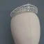 Charmant Argenté Faux Diamant Zircon Mariage Tiare 2022 Alliage Accessoire Cheveux Mariage Accessoire Cheveux Mariage Tiare