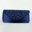Aprikos Fine Suede Rhinestone Fest Clutch Veske 2023