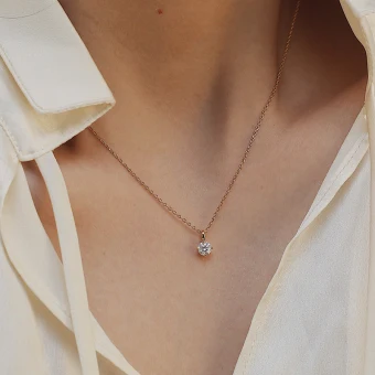 Charming Gold Sterling Silver Rhinestone Prom Necklaces 2023 Accessories