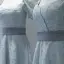 Modest / Simple Sky Blue Bridesmaid Dresses 2022 A-Line / Princess Short Sleeve Backless Tea-length Bridesmaid Dresses