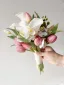 Snygga / Fina Rodnande Rosa Blomma Brudbukett 2025