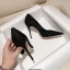 Schöne Rot Wildleder Büro OL Pumps 2024 12 cm Stilettos Spitzschuh Pumps Hochhackige