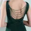 Sexy Black Beading Split Front Evening Dresses 2022 Trumpet / Mermaid V-Neck Sleeveless Backless Floor-Length / Long Evening Party Formal Dresses