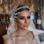Uroczy Złote Rhinestone Stop Ozdoby Do Włosów Ślubne 2023 Ślub