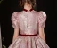 Elegant Blushing Pink Glitter Birthday Flower Girl Dresses 2024 Ball Gown Square Neckline Short Sleeve Bow Sash Floor-Length / Long