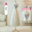 Chic / Beautiful Grey Beading Bridesmaid Dresses 2023 A-Line / Princess Short Sleeve Backless Floor-Length / Long Bridesmaid Dresses