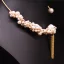 Fashion Gold Pearl Evening Party Necklaces Accessories 2024