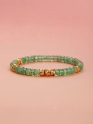 Fashion Sage Green Handmade Natural Crystal Bracelet Accessories 2025