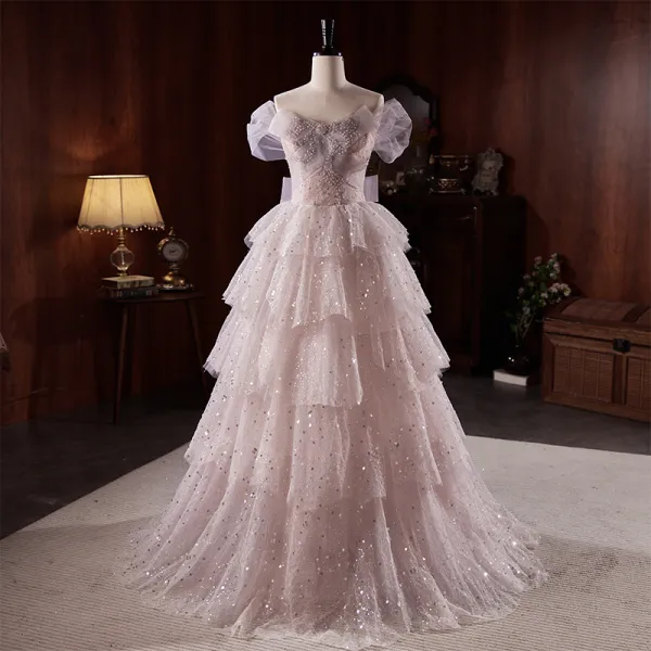 Dusky pink evening dress shop
