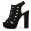Inhabituel Beige Cocktail Sandales Femme 2022 Bride Cheville 12 cm Talons Épais Peep Toes / Bout Ouvert Sandales Talons Hauts