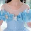Chic / Beautiful Silver Star Sequins Birthday Flower Girl Dresses 2023 A-Line / Princess Scoop Neck Ruffle Short Sleeve Backless Floor-Length / Long Flower Girl Dresses