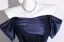 Vintage / Retro Navy Blue Evening Dresses 2026 Trumpet / Mermaid Off-The-Shoulder Short Sleeve Backless Floor-Length / Long Formal Dresses