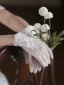 Vintage / Retro White Lace Flower Wedding Bridal Gloves 2025