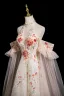 Élégant Champagne Perlage Gland Paillettes En Dentelle Fleur Robe De Bal 2025 Princesse Col Haut Manches Courtes Dos Nu Longue Robe De Ceremonie