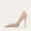 Scintillantes Champagne Soirée Paillettes Escarpins 2026 Cuir 10 cm Talons Aiguilles À Bout Pointu Talons Hauts