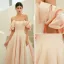 Élégant Rougissant Rose Organza Promo Robe De Bal 2022 Princesse Bustier Sans Manches Dos Nu Longue Robe De Ceremonie