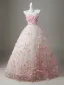 Blumenfee Rosa Perle Applikationen Ballkleider 2026 Ballkleid Off Shoulder Kurze Ärmel Rückenfreies Lange Festliche Kleider