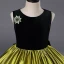 Elegant Clover Green Satin Birthday Flower Girl Dresses 2022 Ball Gown Scoop Neck Sleeveless Backless Bow Court Train Flower Girl Dresses