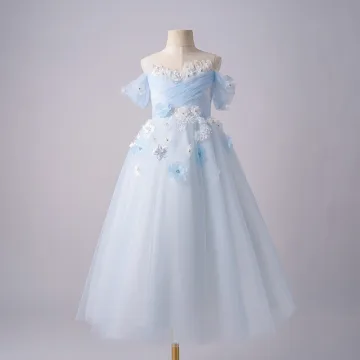 Chic Beautiful Sky Blue Pearl Appliques Sequins Birthday Flower Girl Dresses 2025 A Line Princess Scoop Neck Short Sleeve Backless Floor Length Long Flower Girl Dresses