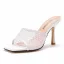 Modest / Simple Beige Casual Pierced Womens Sandals 2022 9 cm Stiletto Heels Open / Peep Toe Sandals High Heels