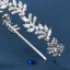 Vintage Sølv Rhinestone Legering Har Tilbehor Hårbøyle 2023 Bryllup