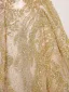 Scintillantes Sexy Doré Glitter Paillettes Faux Diamant Robe De Bal 2025 Princesse Bustier Sans Manches Dos Nu Train De Balayage Robe De Ceremonie