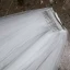 Vintage / Originale Blanche Voile De Mariée 3 m Tulle Chapel Train 2024