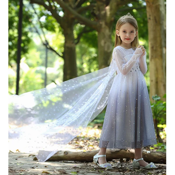 Chic / Beautiful Gradient-Color Sequins Birthday Flower Girl Dresses 2023 A-Line / Princess Scoop Neck Floor-Length / Long Flower Girl Dresses