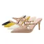 Sexy Black Rivet Evening Party Womens Shoes High Heels 2022 7 cm Stiletto Heels Pointed Toe Womens Shoes