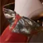 Chic / Beautiful Burgundy Glitter Prom Dresses 2024 A-Line / Princess Off-The-Shoulder Short Sleeve Backless Floor-Length / Long Prom Formal Dresses