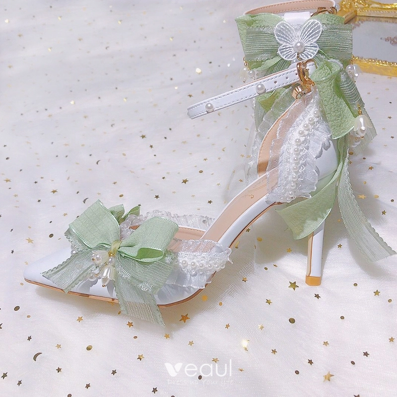 Sage Green Bridal Shoes