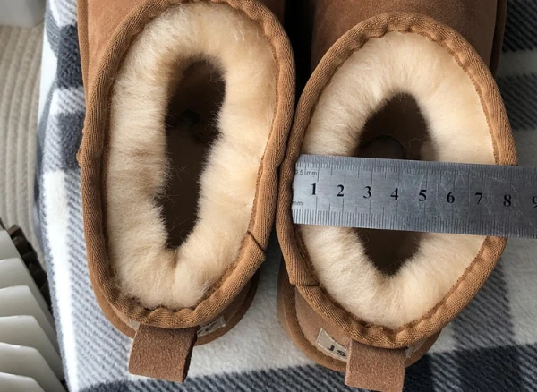 Keep Warm Brown Suede Street Wear Snow Boots 2024 Leather Round Toe Womens Boots