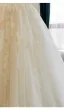 Elegant White Lace Flower Ball Gown Wedding Dresses 2026 Strapless Sleeveless Backless Floor-Length / Long Wedding