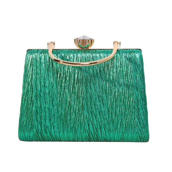 Fashion Green Glitter Evening Party Clutch Bags 2023