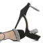 Charmant Noire Été Soirée Sandales Femme 2022 Faux Diamant Bride Cheville 12 cm Talons Aiguilles Peep Toes / Bout Ouvert Sandales Talons Hauts