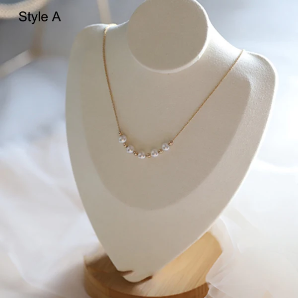 Elegant White Pearl Sterling Silver Prom Necklaces Accessories 2023