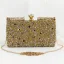 Fashion Gold Rhinestone Sequins Evening Party Clutch Bags Metal 2022