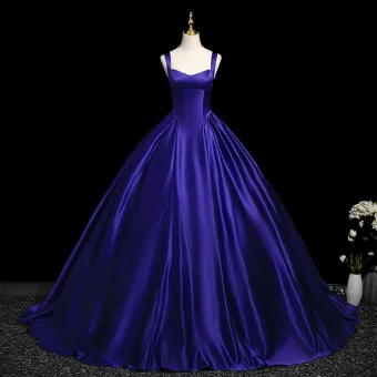 Elegante Vintage Paarse Galajurken 2025 Baljurk Spaghettibandjes Mouwloos Ruglooze Lange Gelegenheid Jurken