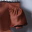 Vintage / Retro Brown Satin Prom Dresses 2023 Ball Gown Off-The-Shoulder Lace Flower Short Sleeve Sequins Backless Floor-Length / Long Prom Formal Dresses