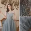 Charmant Himmelblau Perlenstickerei Pailletten Ballkleider 2022 A Linie Bandeau Ärmellos Rückenfreies Lange Festliche Kleider