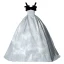 Fashion Black Prom Dresses 2022 Ball Gown Square Neckline Green Spotted Sleeveless Backless Bow Floor-Length / Long Formal Dresses