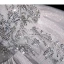 Élégant Gris Perlage Paillettes Robe De Bal 2023 Princesse Encolure Carrée Gonflée Manches Courtes Dos Nu Longue Promo Robe De Ceremonie