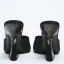 Fashion Black Casual Satin Womens Sandals 2022 9 cm Crystal Stiletto Heels Open / Peep Toe Sandals High Heels