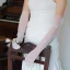 Elegant White Bow Wedding Bridal Gloves 2025 Tulle