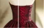 Schöne Burgunderrot Rose Drucken Ballkleider 2024 Ballkleid Bandeau Ärmellos Rückenfreies Lange Ball Festliche Kleider
