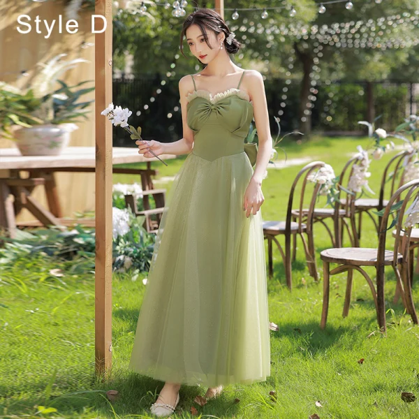 sage green women's dress Ivy Green A-Line Prom Ball Gown CL12207 Ivy / 00