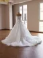Luxus / Herrlich Weiß Handgefertigt Pailletten Spitze Blumen Brautkleider / Hochzeitskleider 2026 Ballkleid Off Shoulder Lange Ärmel Rückenfreies Kapelle-Schleppe