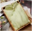 Chinese style Sage Green Knee-Length Cheongsam 2024 Trumpet / Mermaid High Neck Short Sleeve