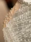 High-end Vintage / Retro White Handmade  Beading Pearl Sequins Feather Prom shawl 2025